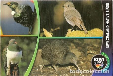 Postais: Nueva Zelanda & Marcofilia, aves nativas de Nueva Zelanda, Thornton Dale Inglaterra 2005 (6757)