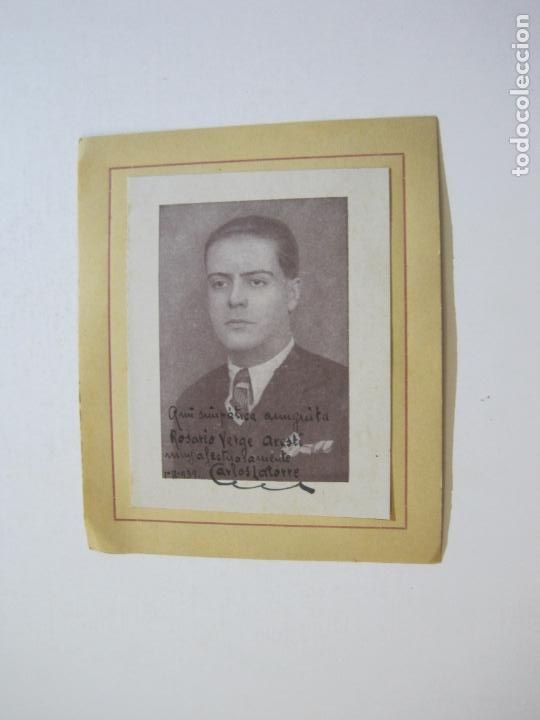 Postcards: CARLOS LATORRE-FOTOGRAFIA CON FIRMA IMPRESA-VER FOTOS-(V-22.118)
