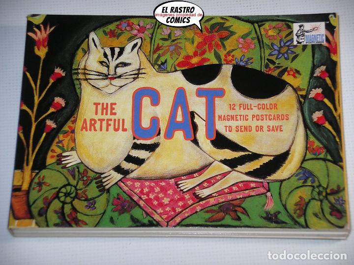 Cartes Postales: The Artful Cat, postales de gatos con im&aacute;n, ed. Running Press a&ntilde;o 2000, C4
