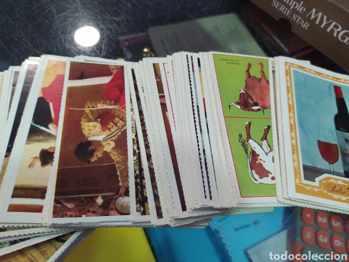 Postcards: Cromos tauromaquia de bolsillo actualidad colecci&oacute;n taurina con fichas a todo color m&aacute;s de 100 cromo