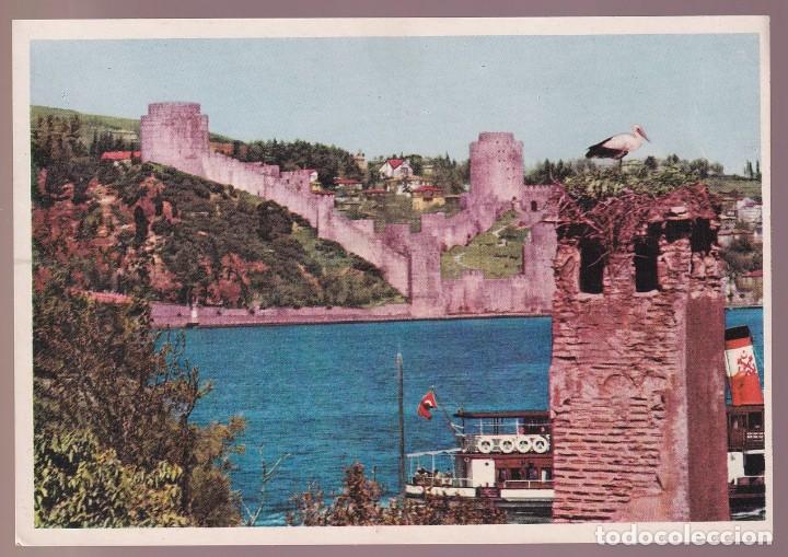 Postkarten: Turquia. *The European side and Rumelihisari...* Meds: 107x155 mms. Nueva.