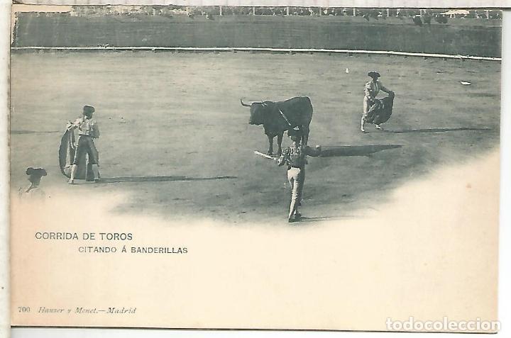 Postcards: TOROS TOREROS DORSO SIN DIVIDIR