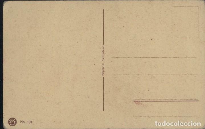 Postales: Postal sin circular Ave del Paraiso. / Pintada y firmada E. B. - Foto 2