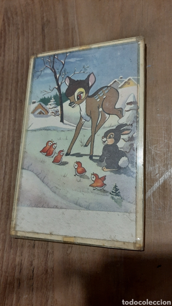 Postcards: POSTAL ANTIGUA ANIMALES BAMBY PAJARITOS CONEJO