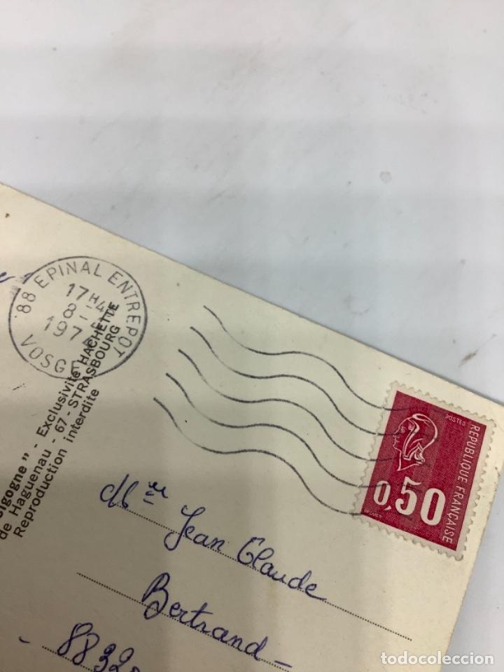 Postales: POSTAL VACA. Circulada en Francia Epinal 1974 - Foto 2