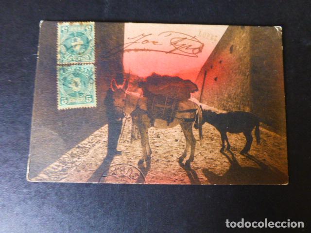 Postales: HOMBRE CON BURROS POSTAL - Foto 1