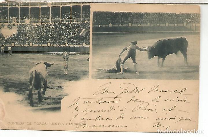 Postales: TOROS TOREROS DORSO SIN DIVIDIR