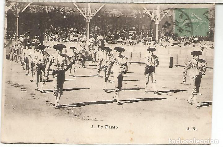 Postales: TOROS TOREROS ESCRITA