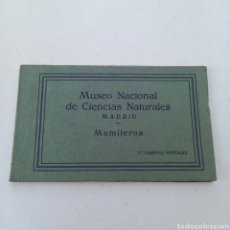 Postales: BLOC 12 TARJETA POSTAL MUSEO NACIONAL DE CIENCIAS NATURALES MADRID MAMIFEROS (KALLMEYER Y GAUTIER). Lote 339125843