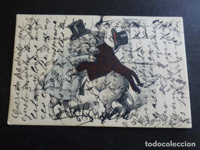 Postales: CERDOS POSTAL ILUSTRADA - Foto 1