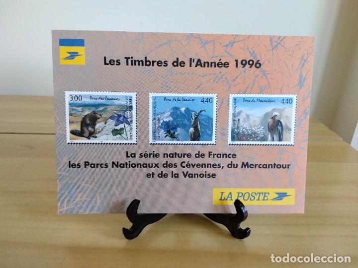 Postales: TARJETA POSTAL LA POSTE EMISI&Oacute;N DE SELLOS A&Ntilde;O 1996 - Foto 1