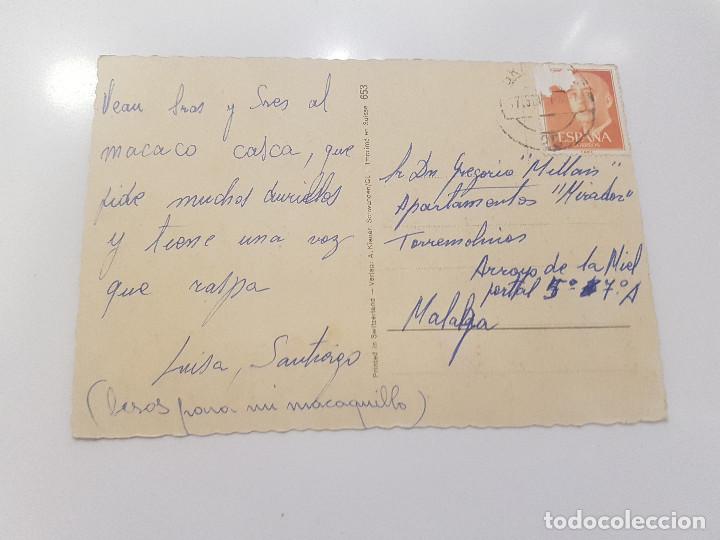 Postales: POSTAL MONO CHIMPANCE ATOM. POSTAL SUIZA. 653 - Foto 2