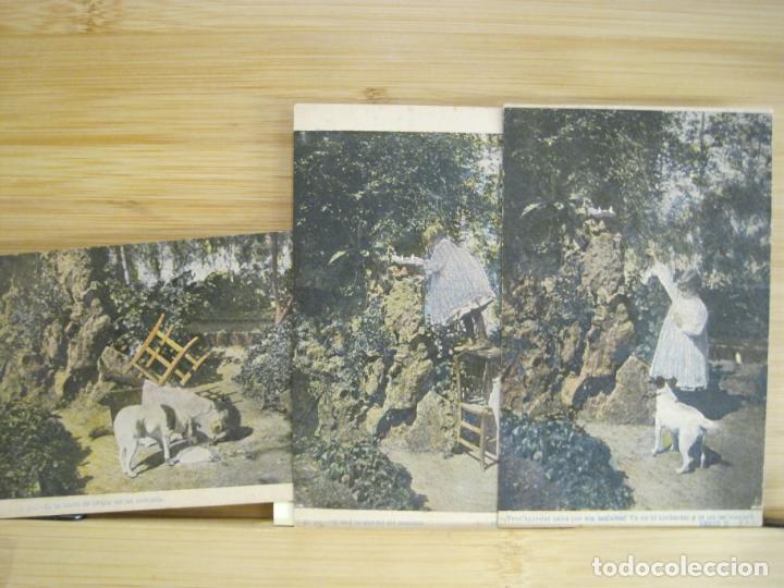 Postcards: EL GOS-SERIE II-COLECCION DE 3 POSTALES ANTIGUAS-(96.658)