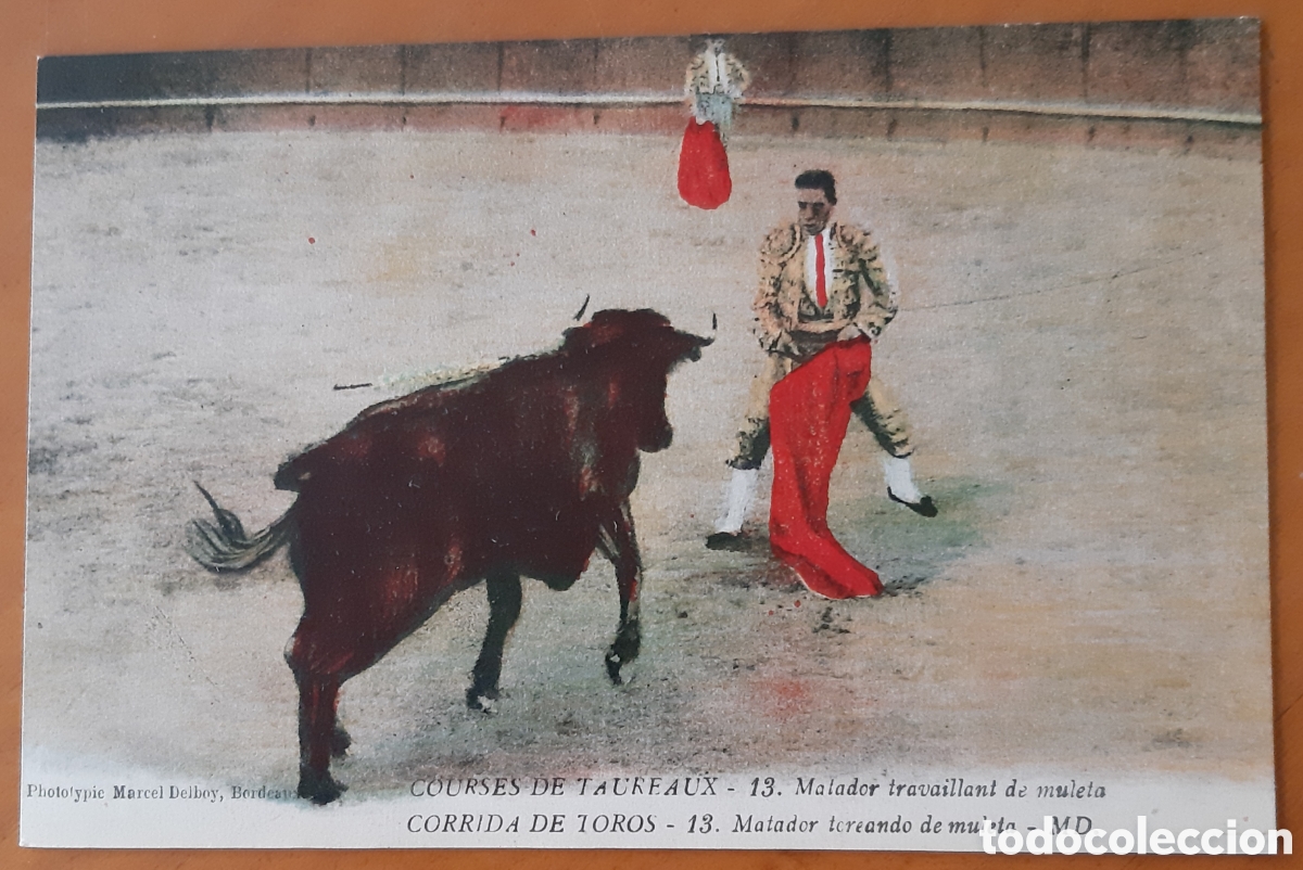 Postkarten: Postal taurina coloreada. Sin escribir. R1928