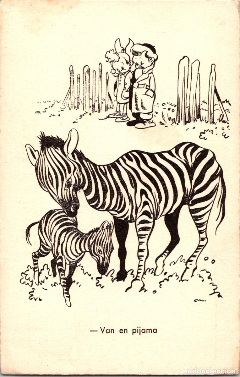 Postais: Van en pijama - Ed. Ismar Serie B n&ordm; 4 - 139x89mm