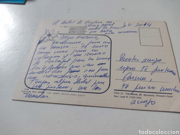 Postales: Postal Andorra perros - Foto 2
