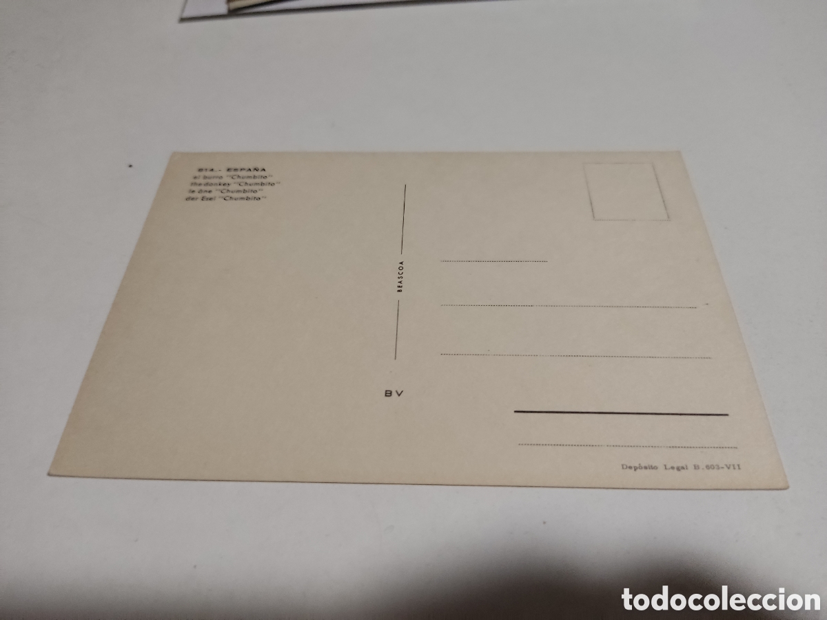 Postales: Postal Espa&ntilde;a el burro Chumbito - Foto 2