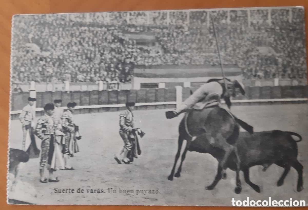 Cartes Postales: Postal taurina. Suerte de varas. Escrita y circulada. R3062