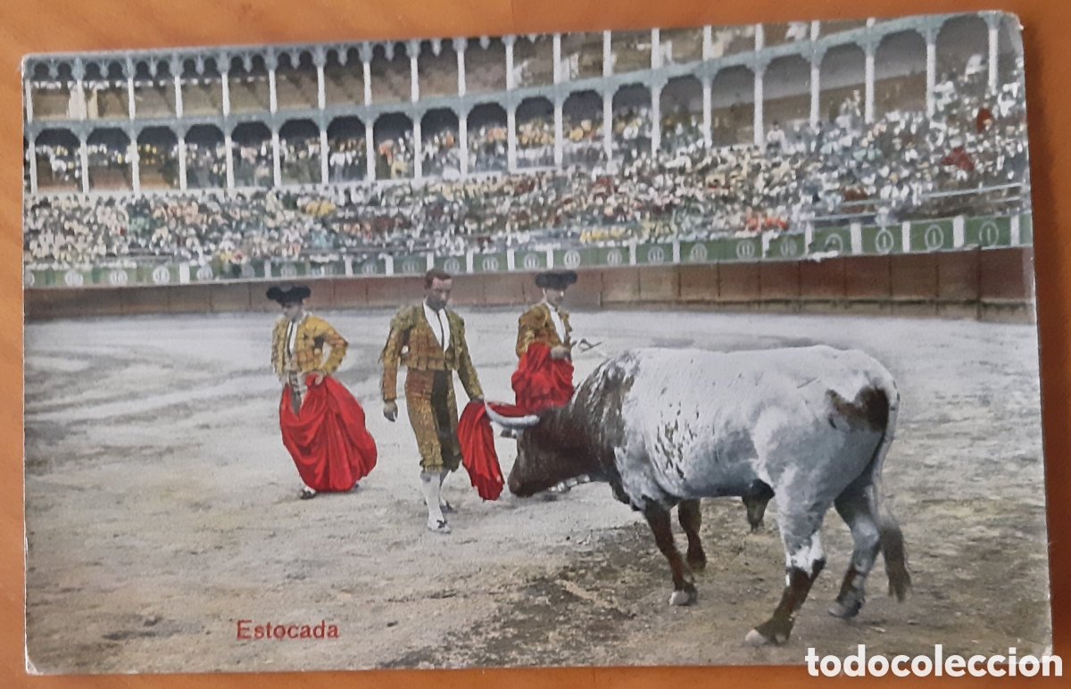 Postkarten: Postal taurina coloreada. Estocada. Sin escribir. R3746