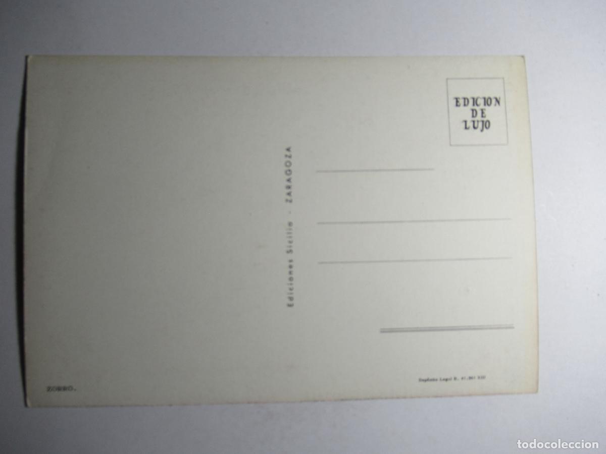 Postales: Postal Zorro - Foto 2
