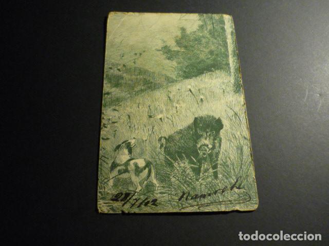 Postales: PERRO DE CAZA Y JABALI POSTAL - Foto 1