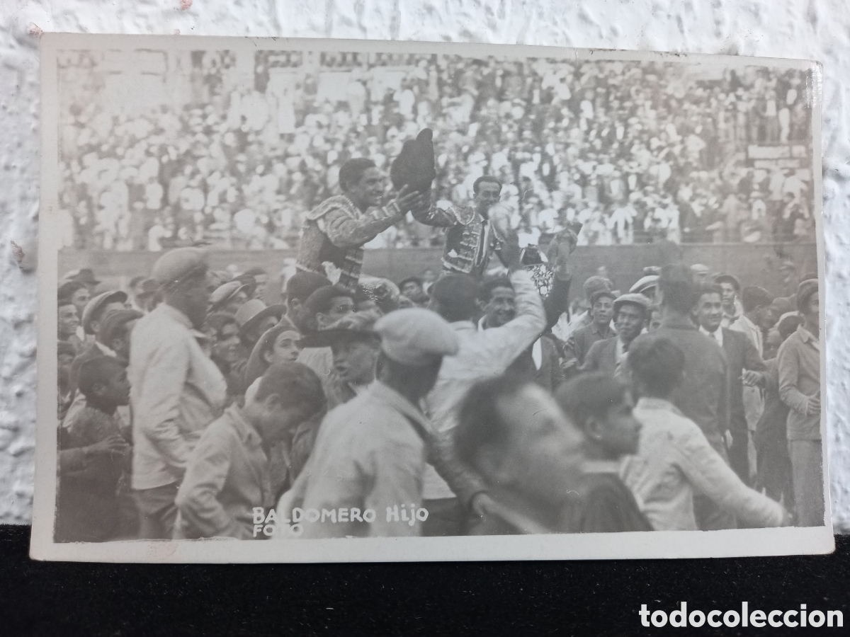 Postales: Toros. Madrid. Postal sello Baldomero Hijo - Foto 1