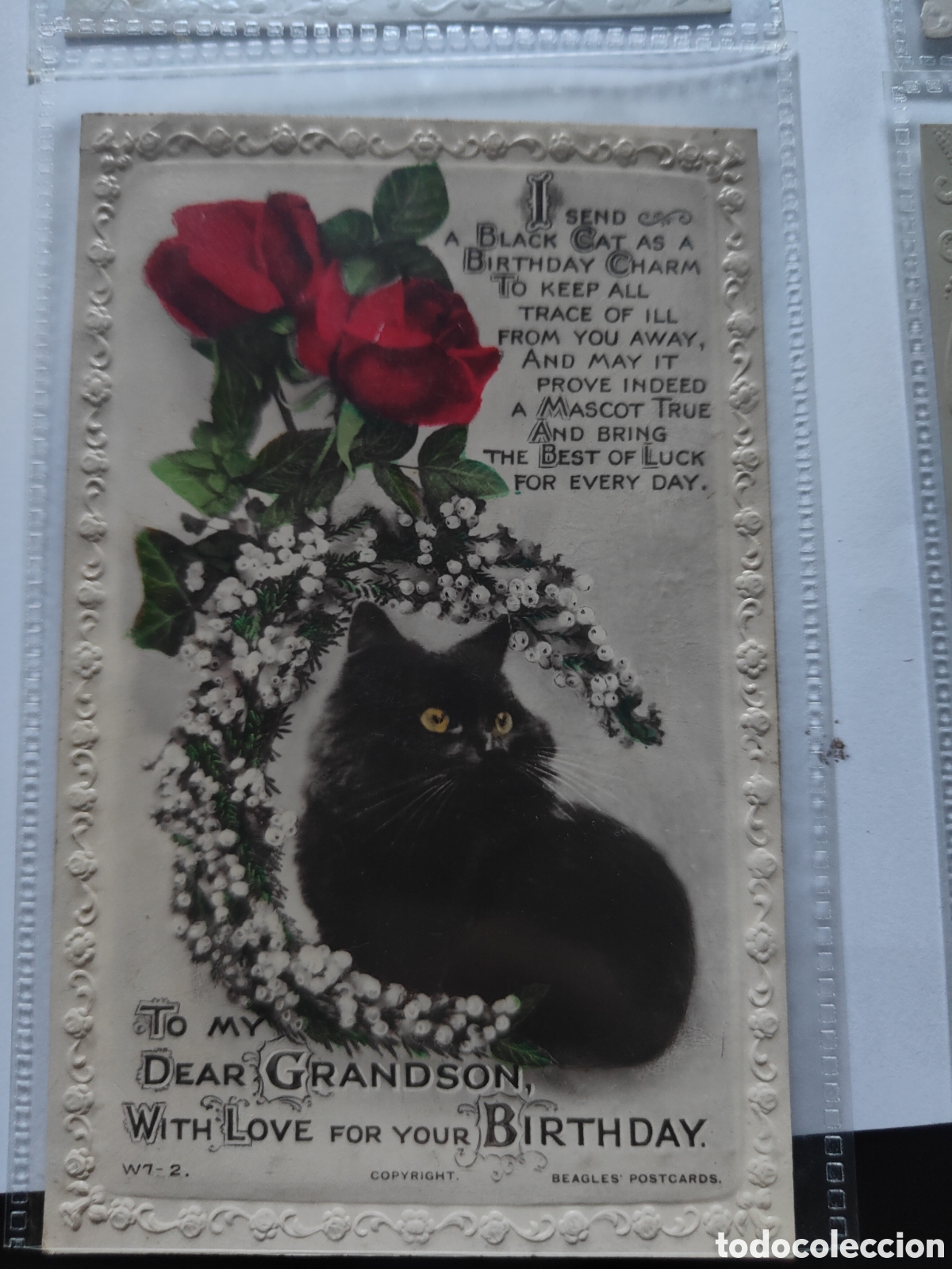 Postales: LOTE 4 POSTALES DE ANIMALES - Foto 3
