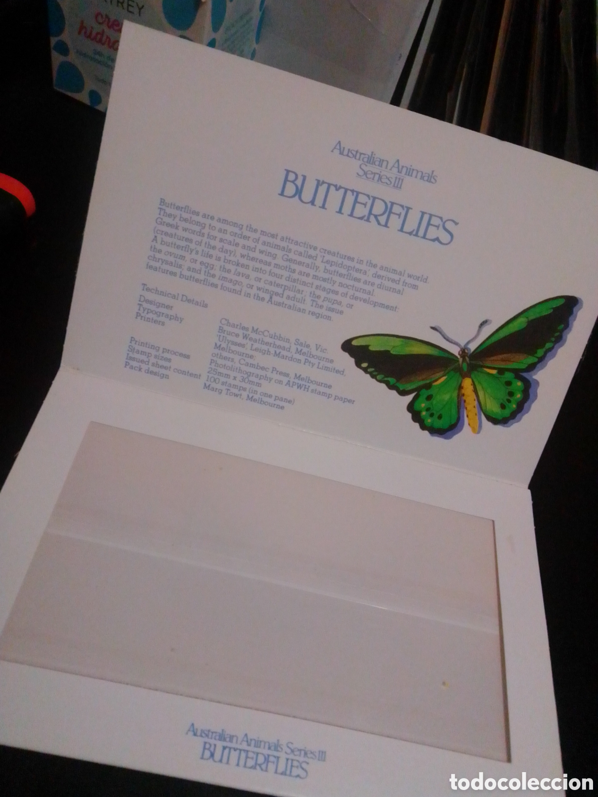 Postales: Postal mariposas Australia - Foto 3