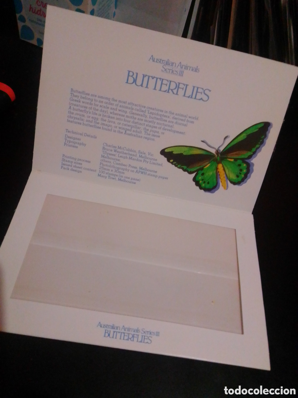Postales: Postal mariposas Australia - Foto 4