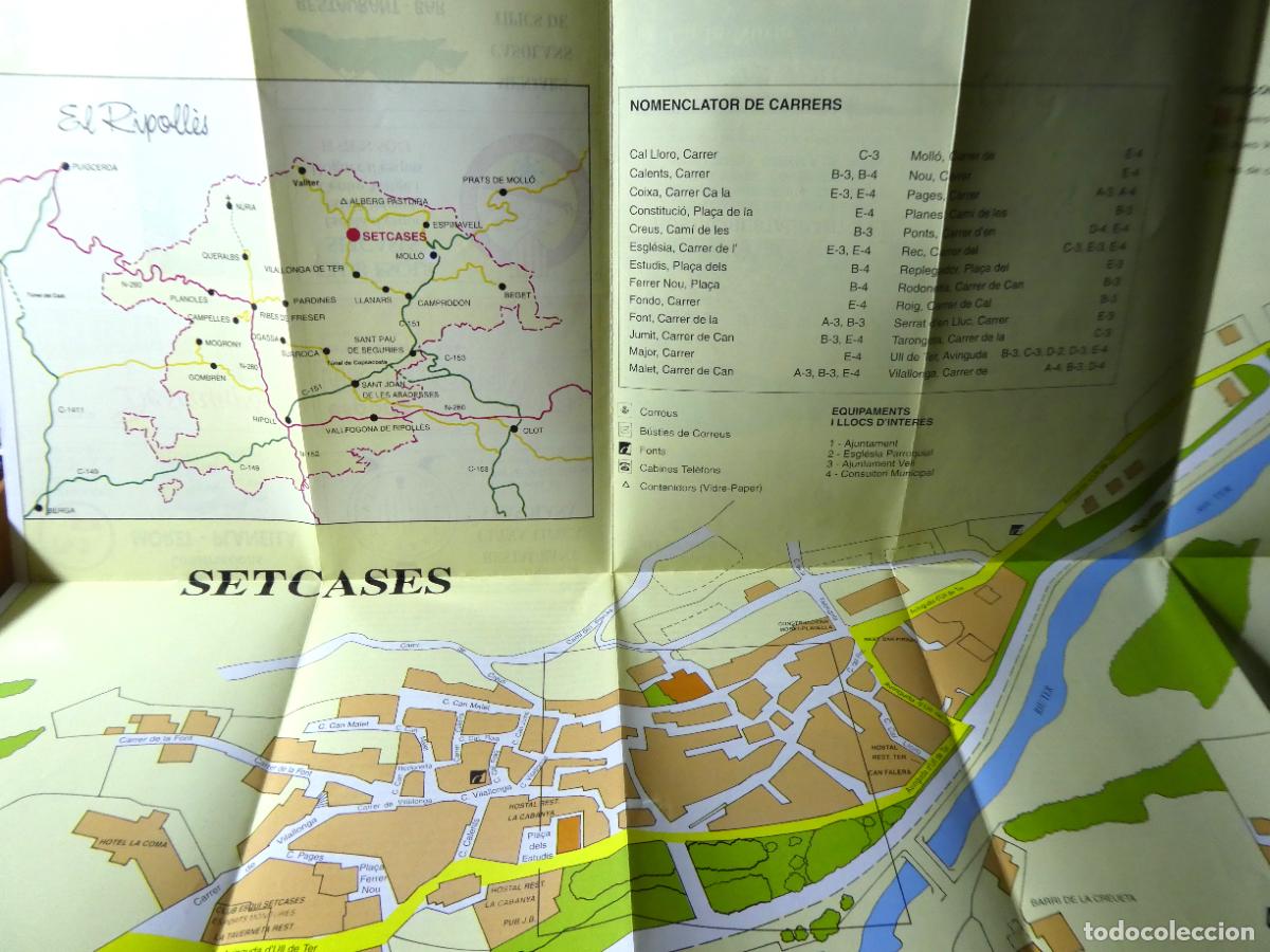 Postales: Mapa de Setcases plano urbano - Foto 2