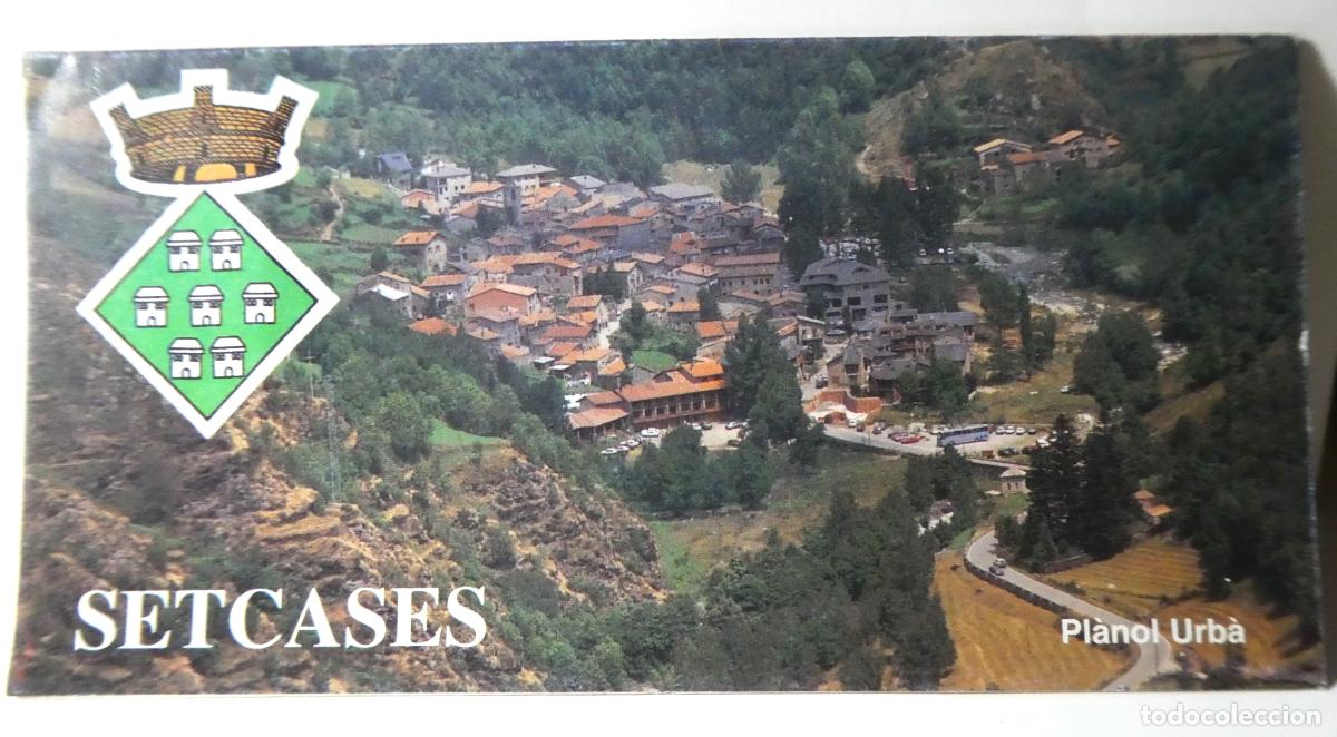 Cartes Postales: Mapa de Setcases plano urbano