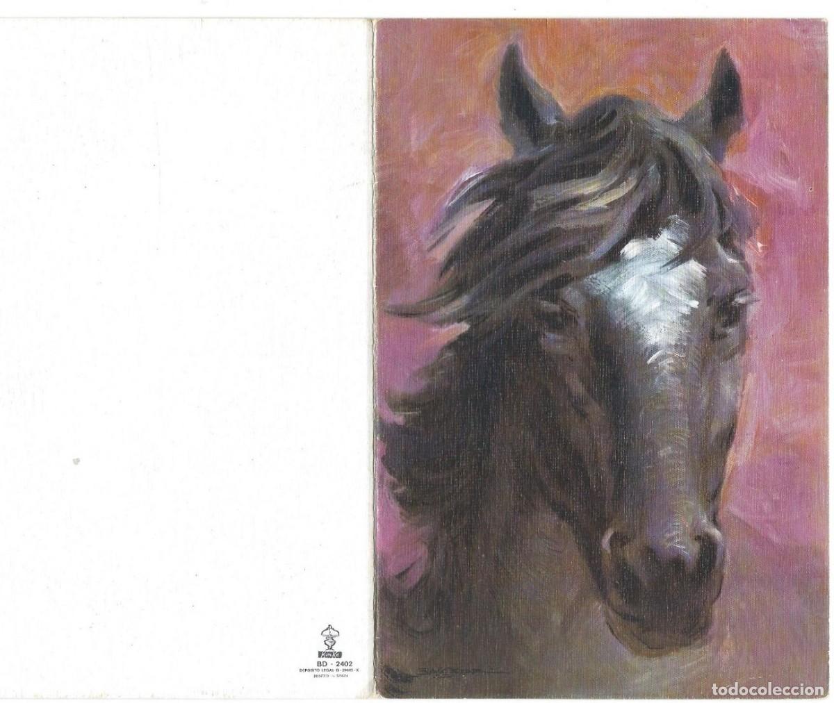 Postales: &rdquo; CABALLO &rdquo;.- TARJETA TIPO FELICITACION A DOBLE HOJA