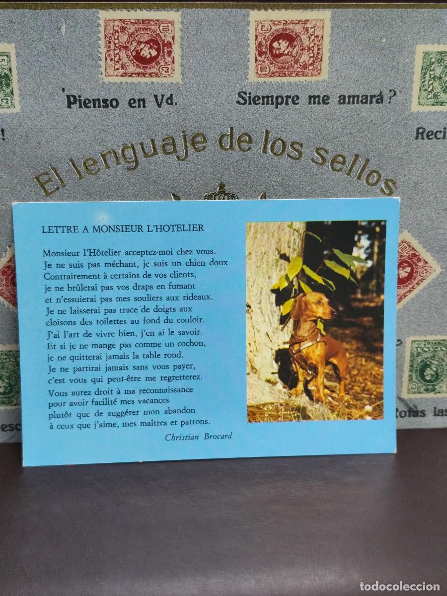 Cartes Postales: P4182 Postal Francesa Lettre a Monsieur L'hotelier 3102 Editions de l'Orangerie