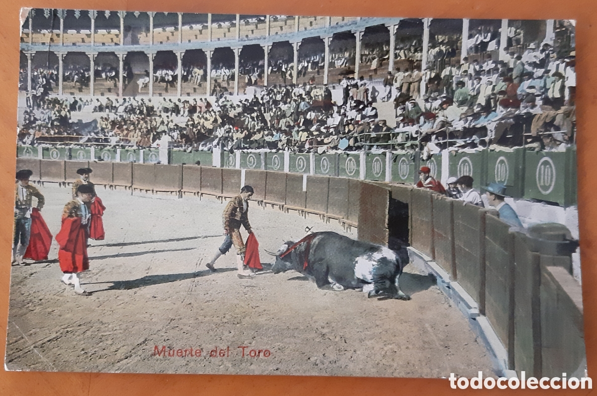 Postcards: Postal taurina. &rdquo;Muerte del toto&rdquo;. Escrita y matasellada. R7628
