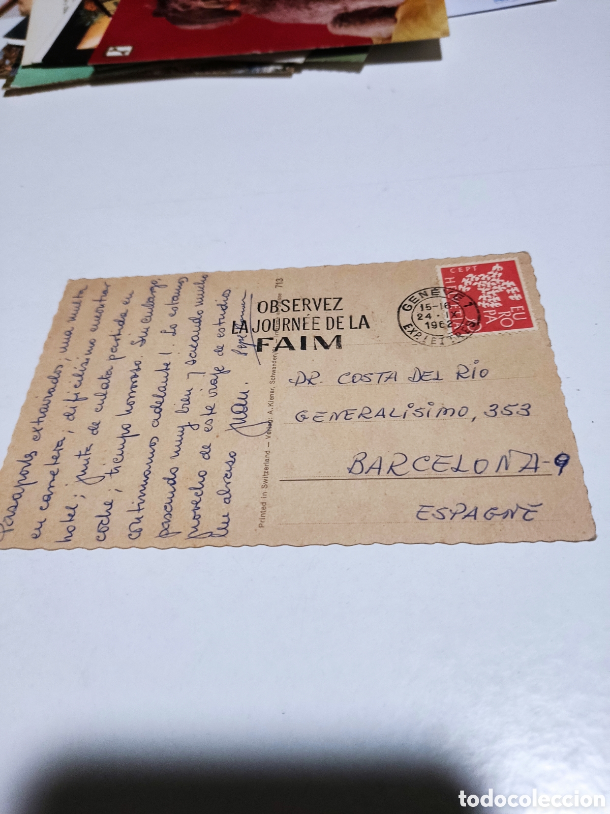Postales: Postal animales chimpanc&eacute; - Foto 2