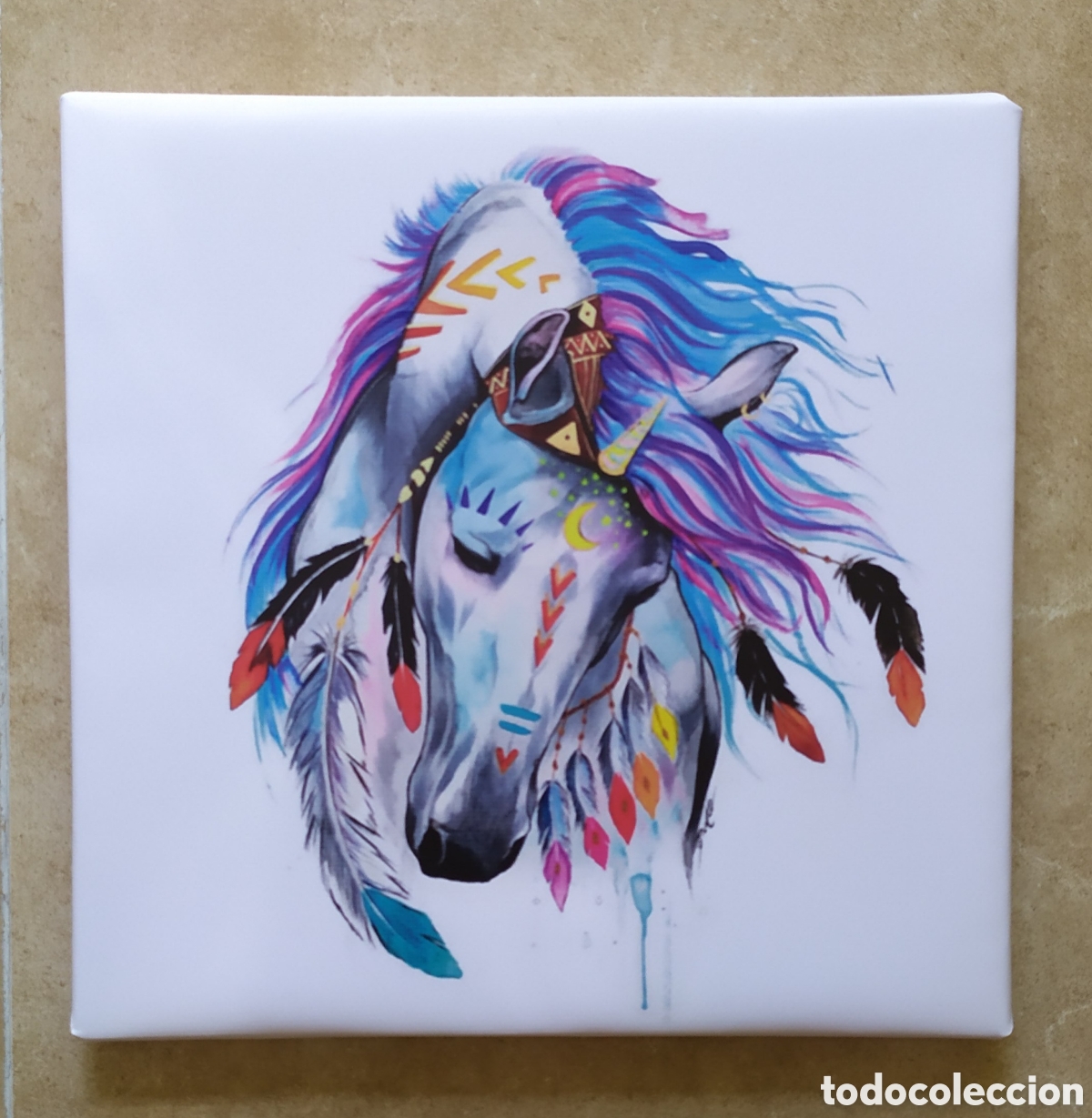 Postales: Cuadro cartel UNICORNIO - Foto 1