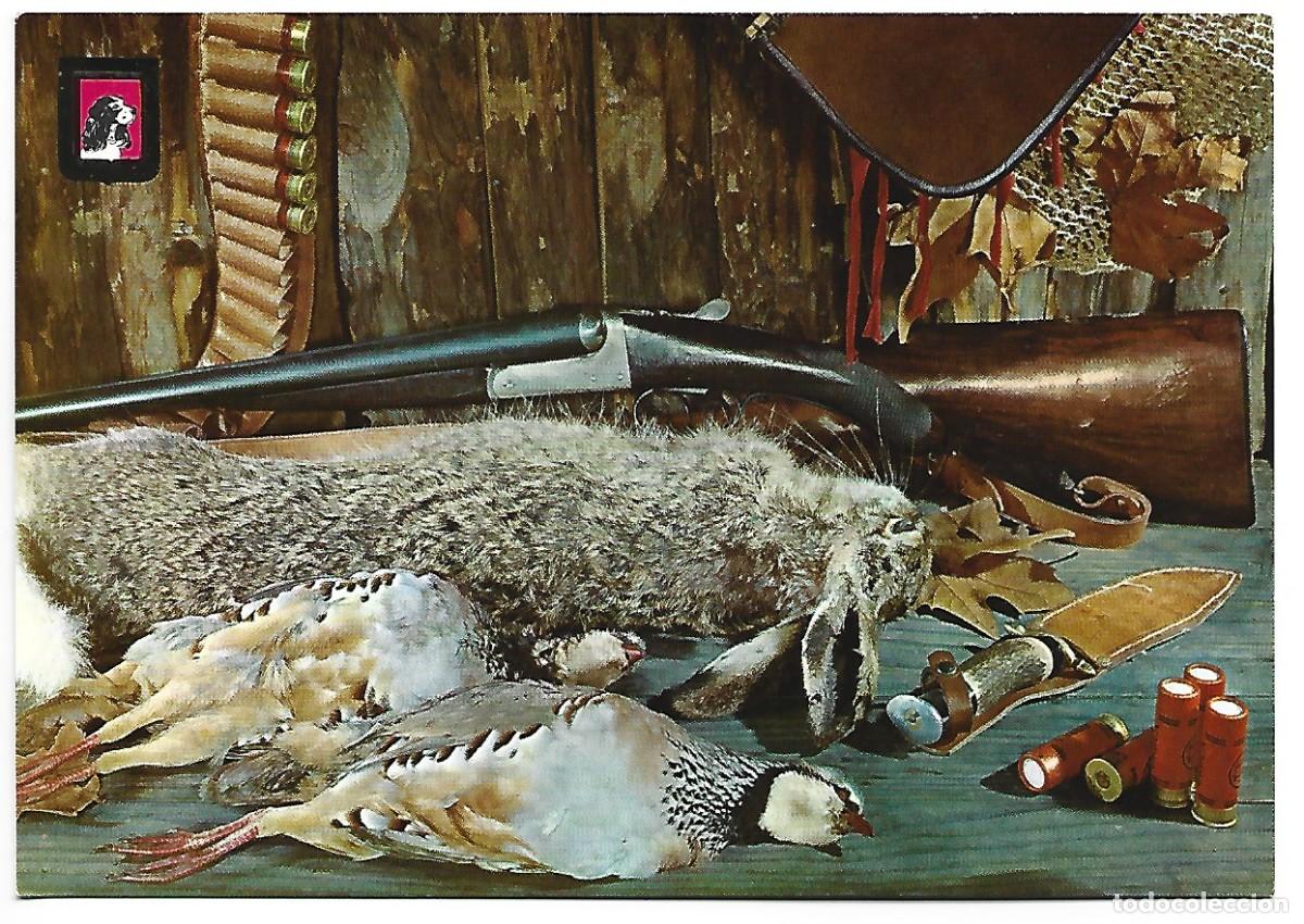 Postales: &rdquo; ESCENA DE CAZA &rdquo;.- ILUSTRACION - Foto 1
