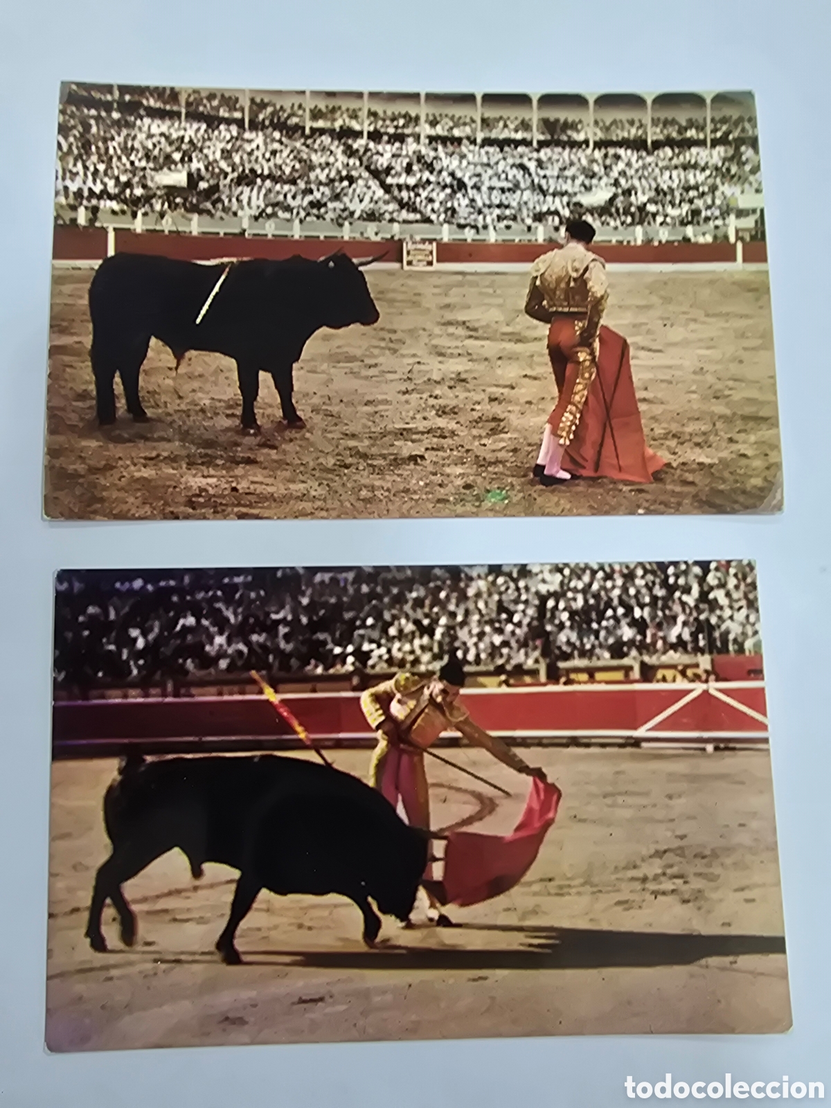 Postales: CORRIDAS DE TORO , GREGORIO SANCHEZ Y MANOLO VAZQUEZ - Foto 1