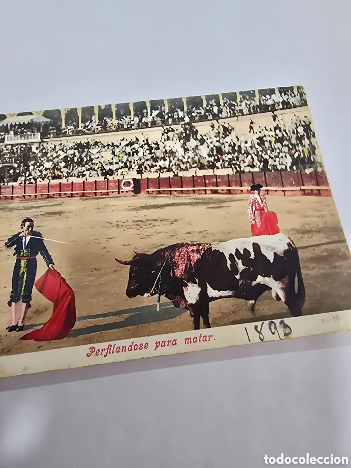 Postales: CORRIDAS DE TORO , ANTIGUAS 1893 - Foto 3