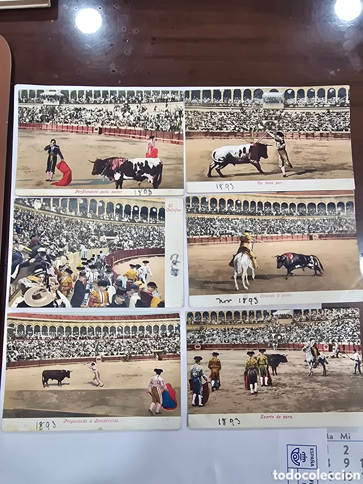 Postales: CORRIDAS DE TORO , ANTIGUAS 1893 - Foto 1