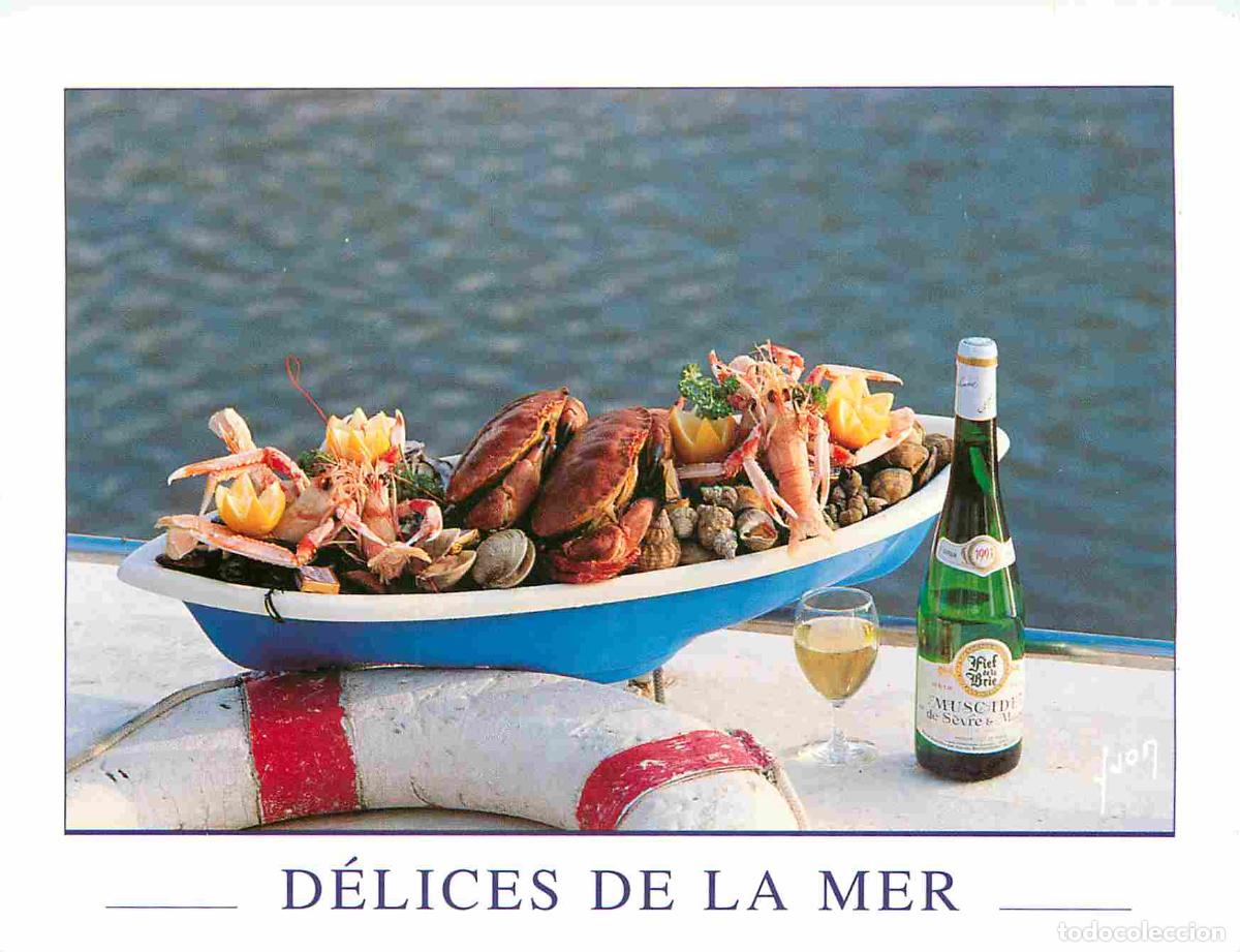 Postales: Recettes de Cuisine - D&eacute;lices de la mer - Coquillages - CPM - Voir Scans Recto-Verso