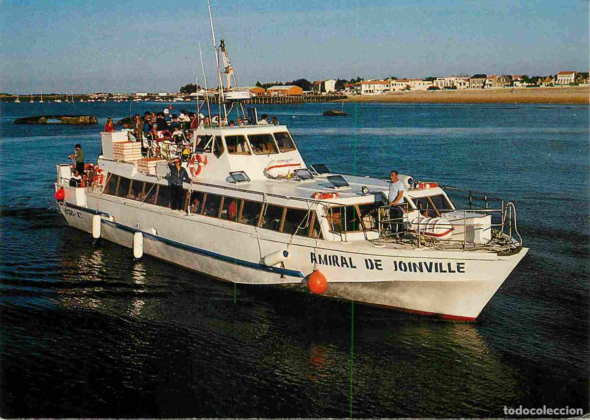 Postales: Bateaux - Vedette - Vedette inter &icirc;les vend&eacute;ennes hydro-jet amiral de joinville reliant l'&icirc;le d'yeu