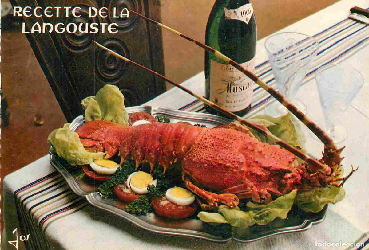 Cartes Postales: Carte Postale - Recettes de Cuisine - Recette de la langouste - CPM - Voir Scans Recto-Verso - Posca