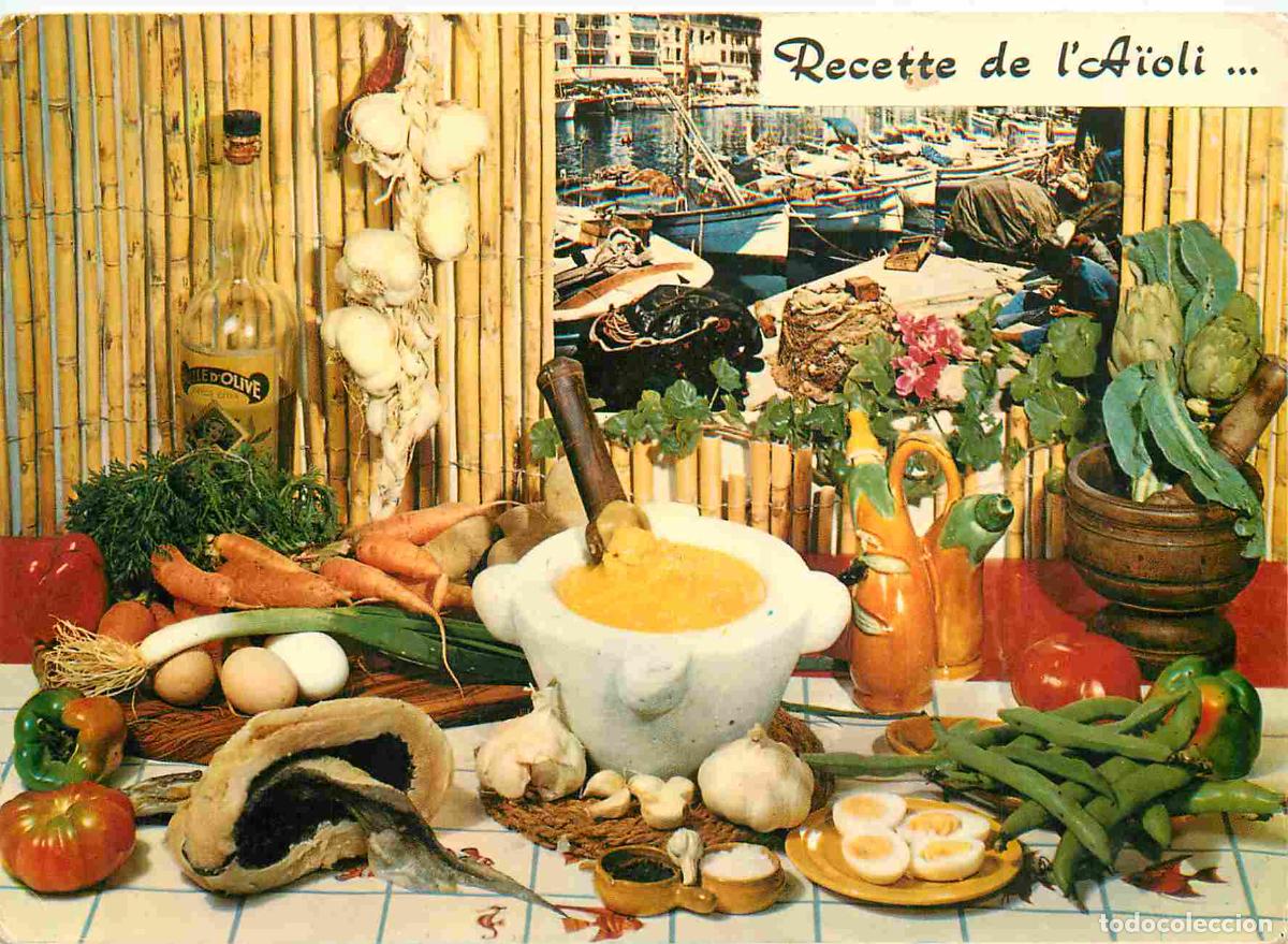 Cartes Postales: Carte Postale - Recettes de Cuisine - Recette de l'a&iuml;oli - CPM - Voir Scans Recto-Verso - Poscard -