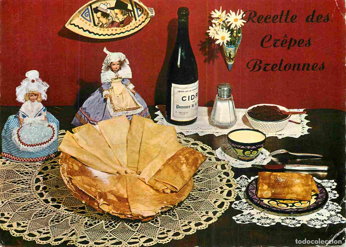 Cartes Postales: Carte Postale - Recettes de Cuisine - Recette des cr&ecirc;pes bretonnes - CPM - Voir Scans Recto-Verso -