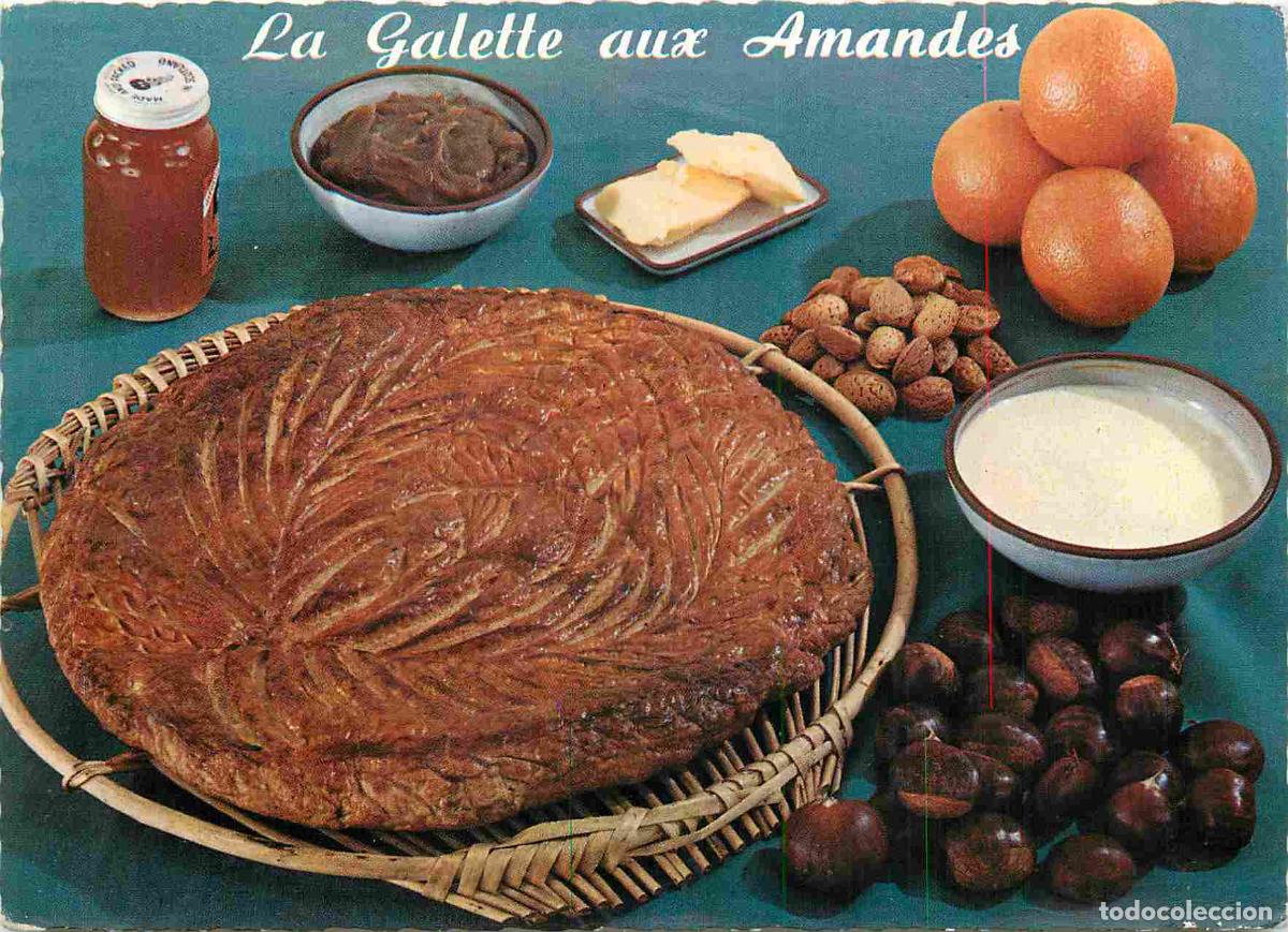 Cartes Postales: Carte Postale - Recettes de Cuisine - La galette aux amandes - CPM - Voir Scans Recto-Verso - Poscar