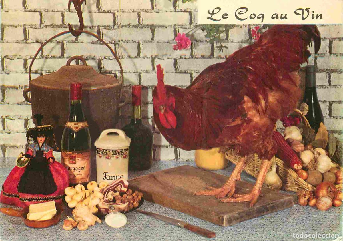 Cartes Postales: Carte Postale - Recettes de Cuisine - Le coq au vin - CPM - Voir Scans Recto-Verso - Poscard - Carta