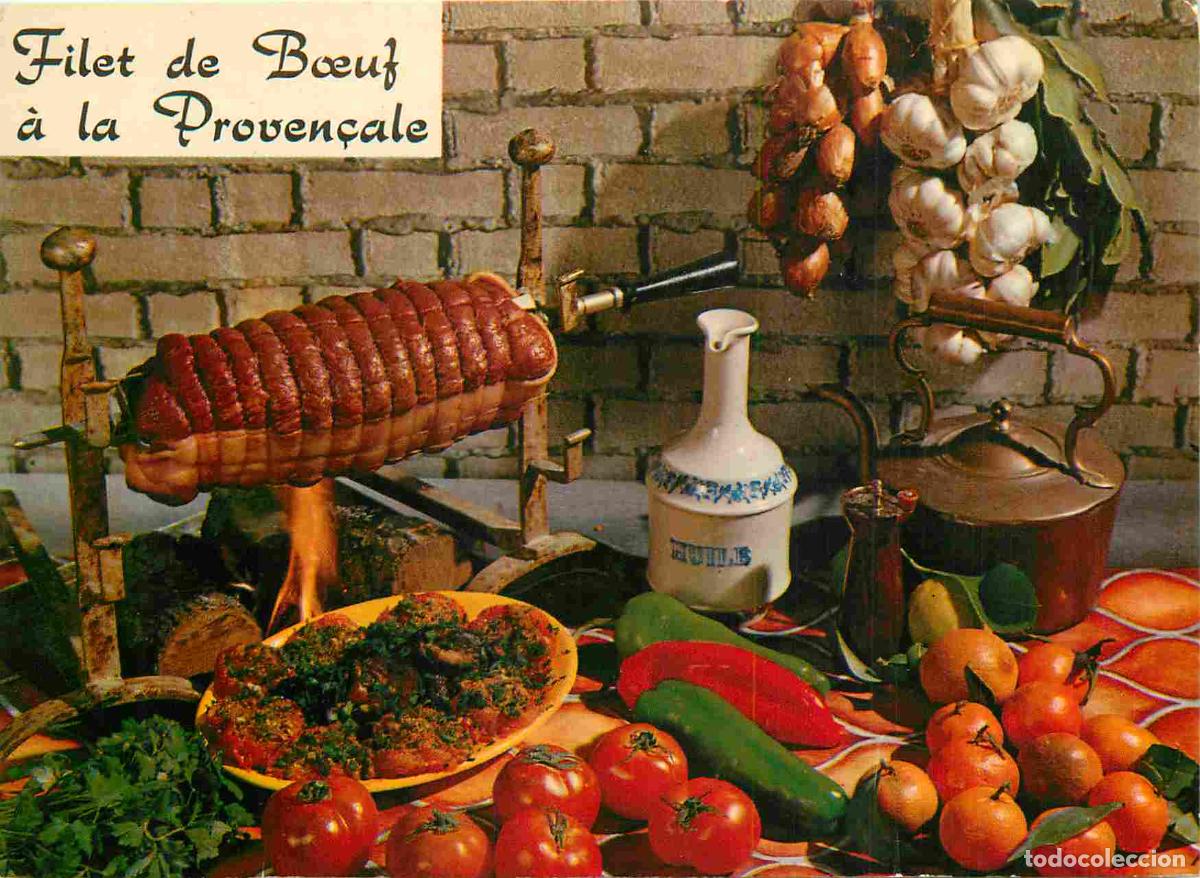 Cartes Postales: Carte Postale - Recettes de Cuisine - Filet de b�uf &agrave; la proven&ccedil;ale - CPM - Voir Scans Recto-Verso -