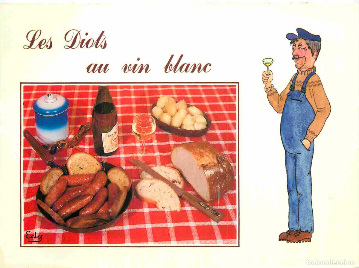 Cartes Postales: Carte Postale - Recettes de Cuisine - Les diots au vin blanc - CPM - Voir Scans Recto-Verso - Poscar
