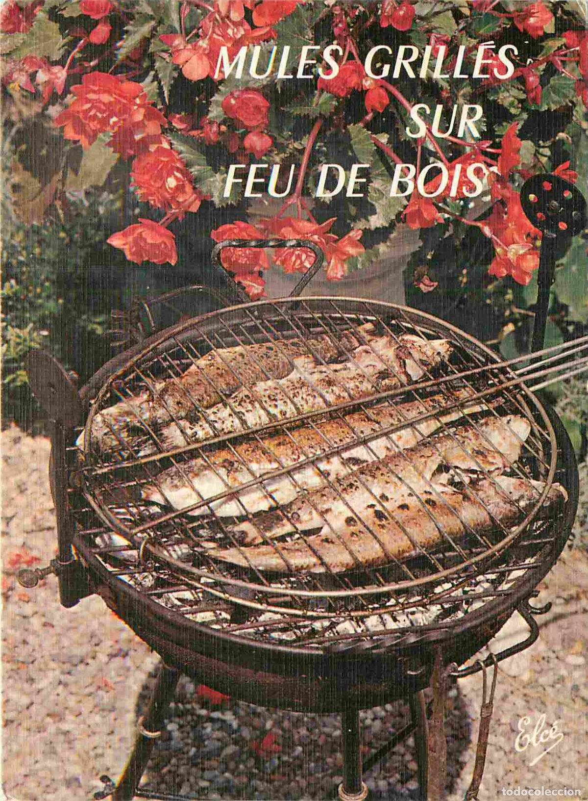 Cartes Postales: Carte Postale - Recettes de Cuisine - Mules grill&eacute;s sur feu de bois - CPM - Voir Scans Recto-Verso -